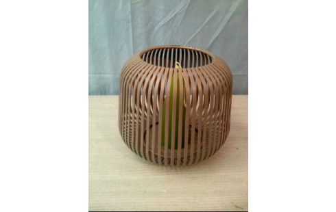 LATERNE KERZENHALTER METALL GRAU <BLOMUS>