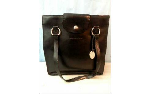 HANDTASCHE SCHW. LEDER <COLOMBIAN BAGS>
