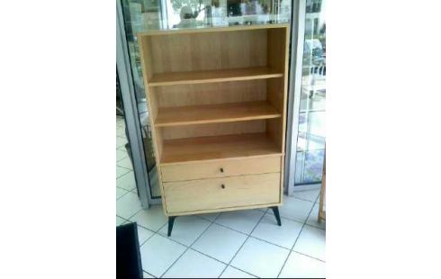 REGALSCHRANK HOLZ HELL 3-EB 2-SCHUBL.