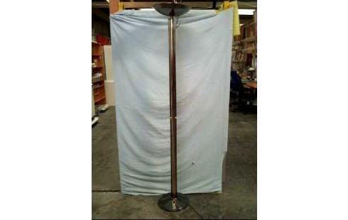 STEHLAMPE DECKENFLUTER MESSING DIMMBAR