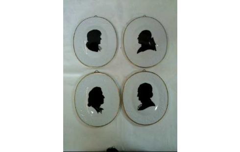 WANDBILDER 2ER-SET DT. DICHTER <MEISSEN>