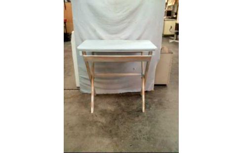 GARTENTISCH HOLZ HELLBLAU KLAPPBAR