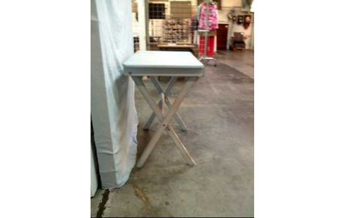 GARTENTISCH HOLZ HELLBLAU KLAPPBAR