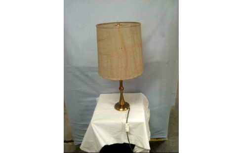 TISCHLAMPE GOLDF. LAMPENSCHIRM BEIGE