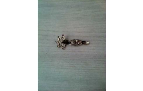 BROSCHE SILBER 835 GEMUSTERT