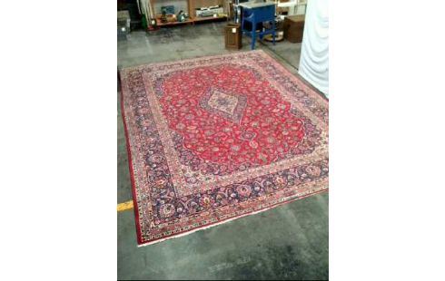 TEPPICH ORIENTALISCH GEMUSTERT ROT BLAU