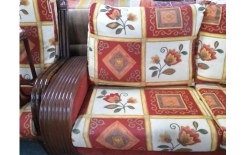 CANAPE + FAUTEUILS EN ROTIN ROSANA GARRIDO