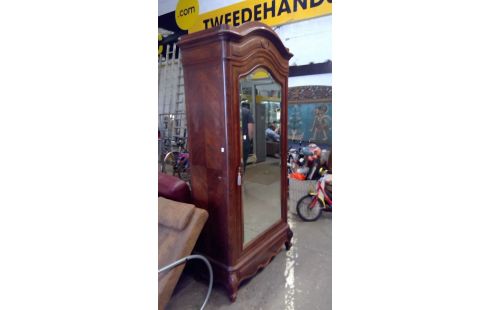 LINGERE 1 PORTE / 1 TIROIR MIROIR BISEAUTE EN LOUPE