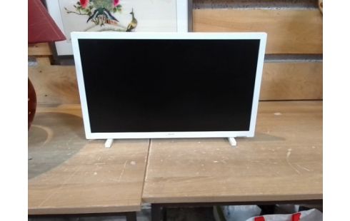 TELEVISEUR PHILIPS BLANC + TÉLÉCOMMANDE