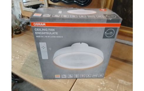 LAMPE SUSPENSION VENTILATEUR 49W + TÉLÉCOMMANDE