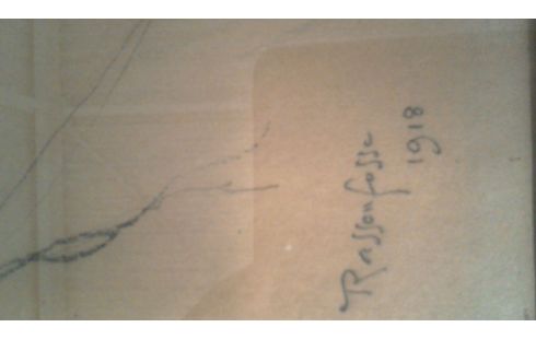 TEKENING KADER 1918  ARMAND RASSENFOSSE