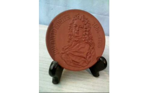 PORZELLAN-MEDAILLEN <MEISSEN> 2ER SET