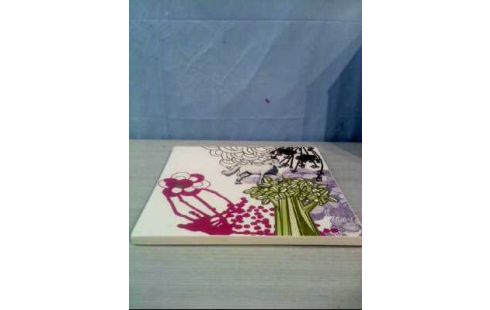 WANDPLATTE KERAMIK <CONCETTA> BUNT PFERD