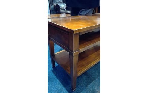 ETAGERE BASSE MERISIER