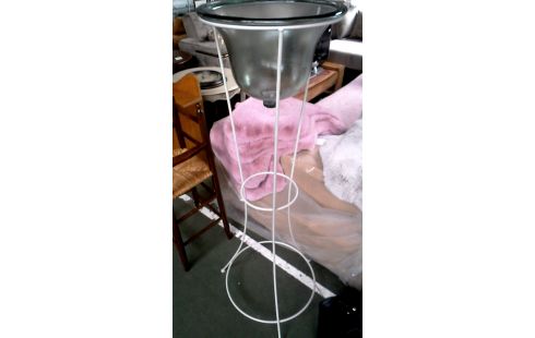 GLOBO 1 HIELO SOBRE PIE HIERRO FORJA