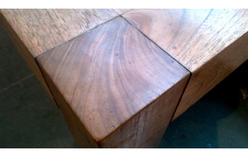 MESA DE COMEDOR TECA MACIZO