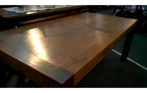 MESA DE COMEDOR TECA MACIZO