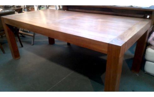 MESA DE COMEDOR TECA MACIZO