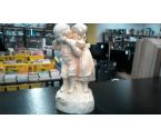 COUPLE ENFANTS  STATUETTE PLATRE