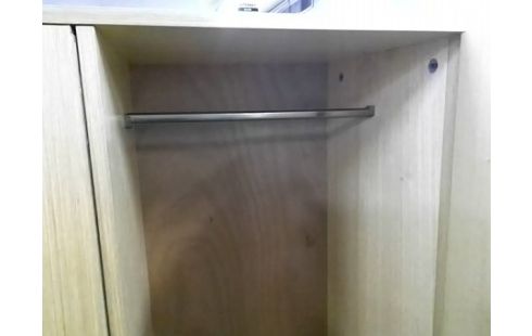 ARMOIRE 3P (ETAGERE+ 2 PENDERIES) L160 H170