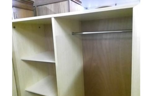 ARMOIRE 3P (ETAGERE+ 2 PENDERIES) L160 H170