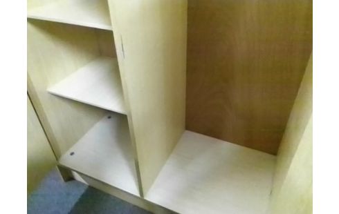 ARMOIRE 3P (ETAGERE+ 2 PENDERIES) L160 H170