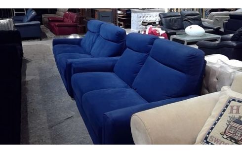 SALON TISSU  BLEU 3+2 CHAT. D AX