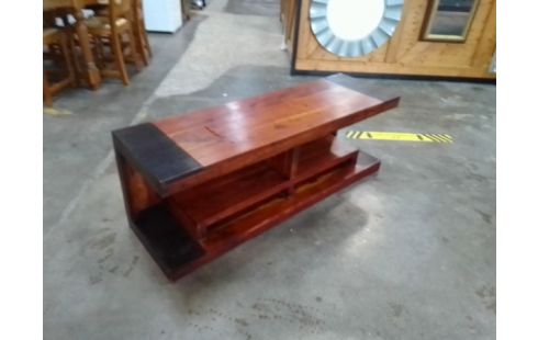 MEUBLE TV BOIS EXOTIQUE