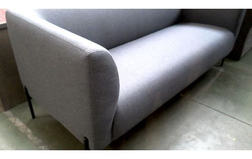 BUTACA. 2 PLAZAS TEJIDO GRIS