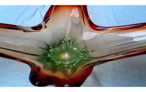 PLAT MURANO ROUGE VERTE