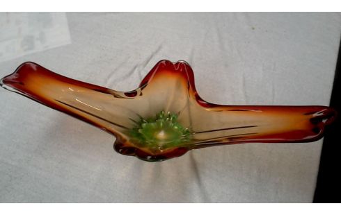 PLAT MURANO ROUGE VERTE