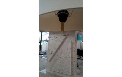 TAFELLAMP TRAVERTIJN VINTAGE