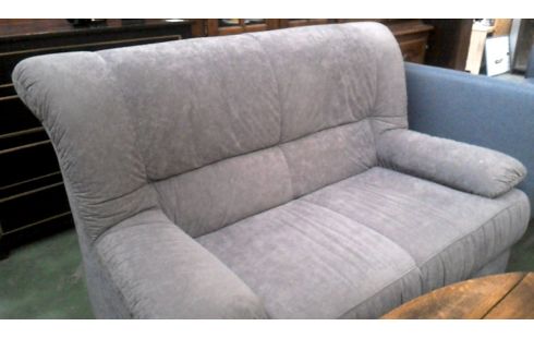 BUTACA. 2 PLAZAS GRIS MICROFIBRA