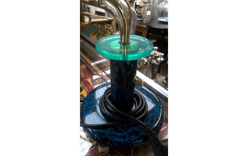 TAFELLAMP BLAUW VINTAGE