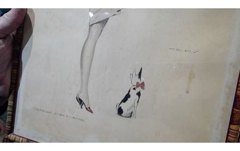 DESSIN ART DECO LOT DE