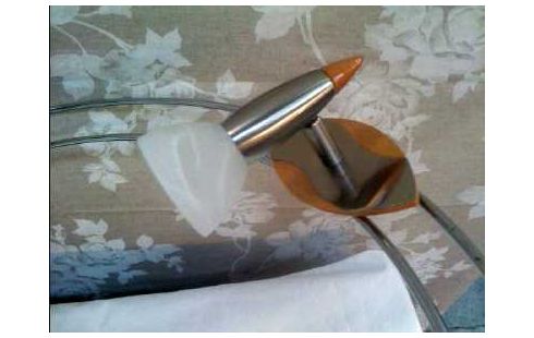 DECKENLEUCHTE VERST.B. METALL/HOLZ 3-FLAMMIG