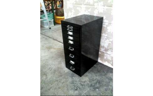 CONTAINER SCHWARZ 9-SCHUBL. METALL