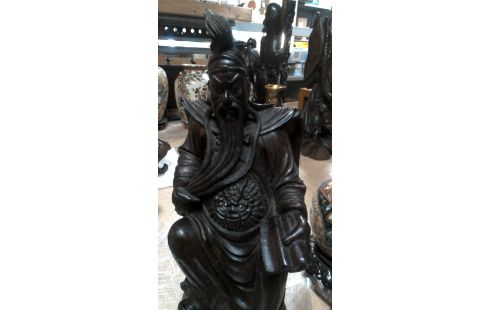 BEELD CHINEES WIJZE MAN MET BOEK