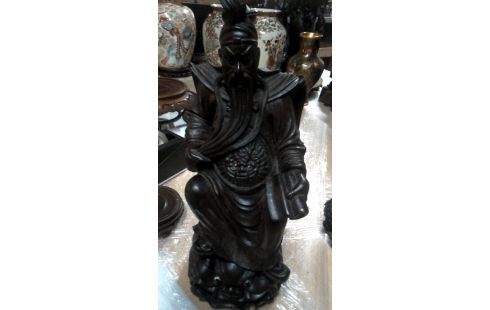 BEELD CHINEES WIJZE MAN MET BOEK