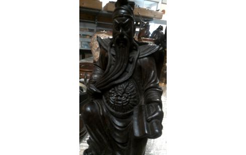 BEELD CHINEES WIJZE MAN MET BOEK