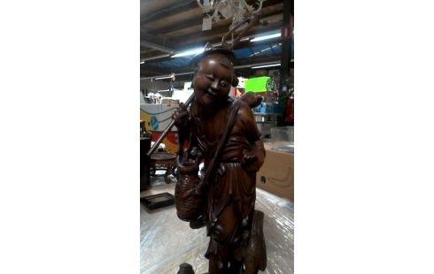 STATUE CHINOIS HOMME MET, , AMPHORE
