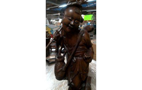 STATUE CHINOIS HOMME MET, , AMPHORE