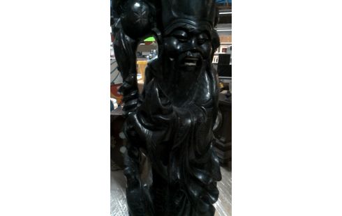 ESTATUA CHINO ÉBANO