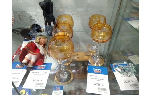 VERRES A PIED COLORES 5PIECES