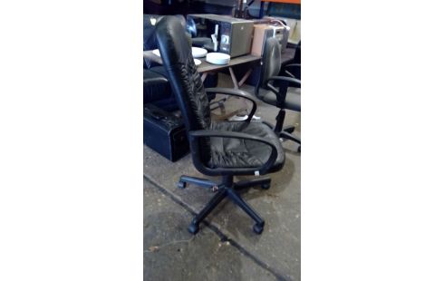 FAUTEUIL DE BUREAU SIMILI NOIR