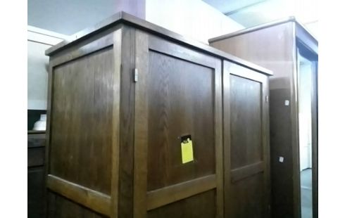 ARMOIRE ANCIENNE 2P AVEC 1 PENDERIE ET 3 ETAGERES