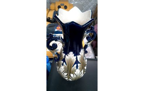 VASE BLEUE MET VERTE