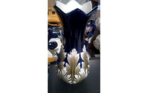 VASE BLEUE MET VERTE