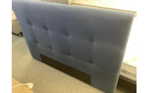 TETE DE LIT BLEUE + 2 PIEDS