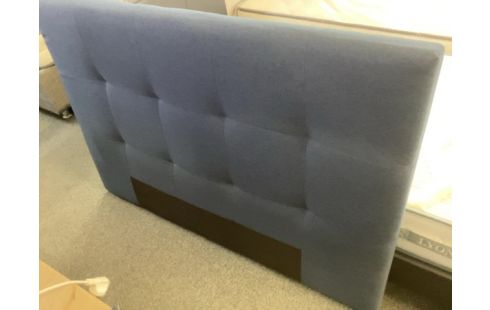 TETE DE LIT BLEUE + 2 PIEDS